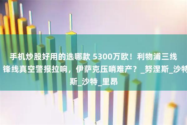 手机炒股好用的选哪款 5300万欧！利物浦三线卖人，锋线真空警报拉响，伊萨克压哨难产？_努涅斯_沙特_里昂
